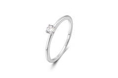  Sunny Sparkler - Rings with zirconia - Silver / Rhodium plated - Zirconia